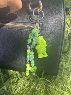 Goodluck Green Carebear Keychain 