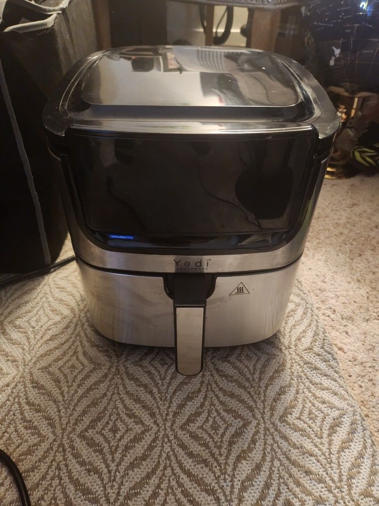 YEDI EVOLUTION AIR FRYER (All Pieces That Come With It Are In The Pictures) ๐ฅLIKE NEW
