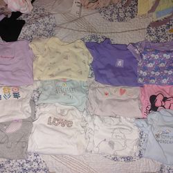 12 Baby Girl Onesies