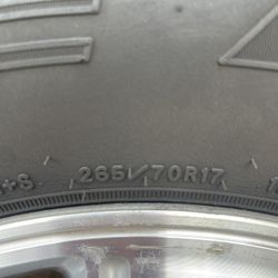 Used Tires and Rims Size 17