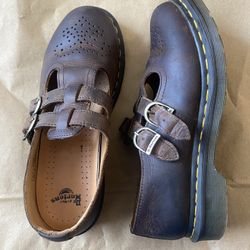 Mary Jane Doc Martens Brown