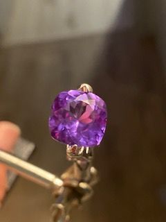 10.5 Alexandrite cushion cut Natural Russian Gem stone