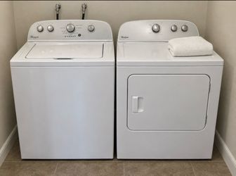 Electric Whirlpool Washer & Dryer 300