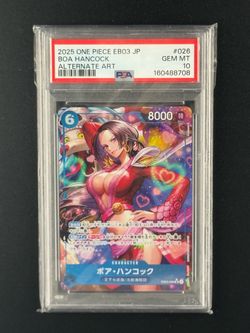 One Piece Boa Hancock Alt Art EB03-026 – PSA Gem Mint 10