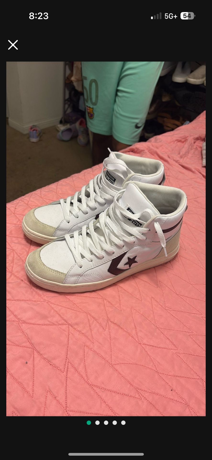 Men’s High Top Converse Size 10.5