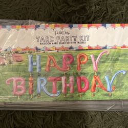 20 Inch Letter Happy Birthday