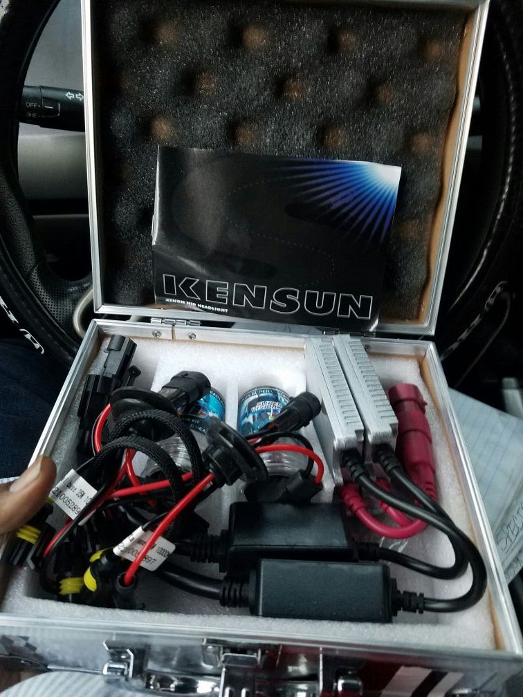 KENSUN HID'S (H11) 10K BLUE! BRAND NEW! ONLY $40 (FIRM!)