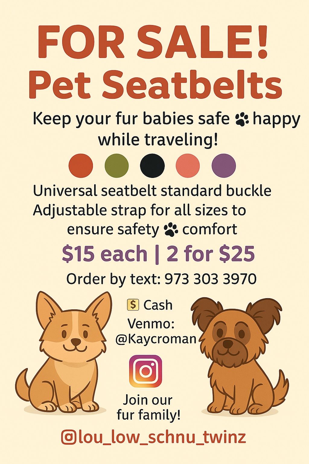 Leash Seatbelts