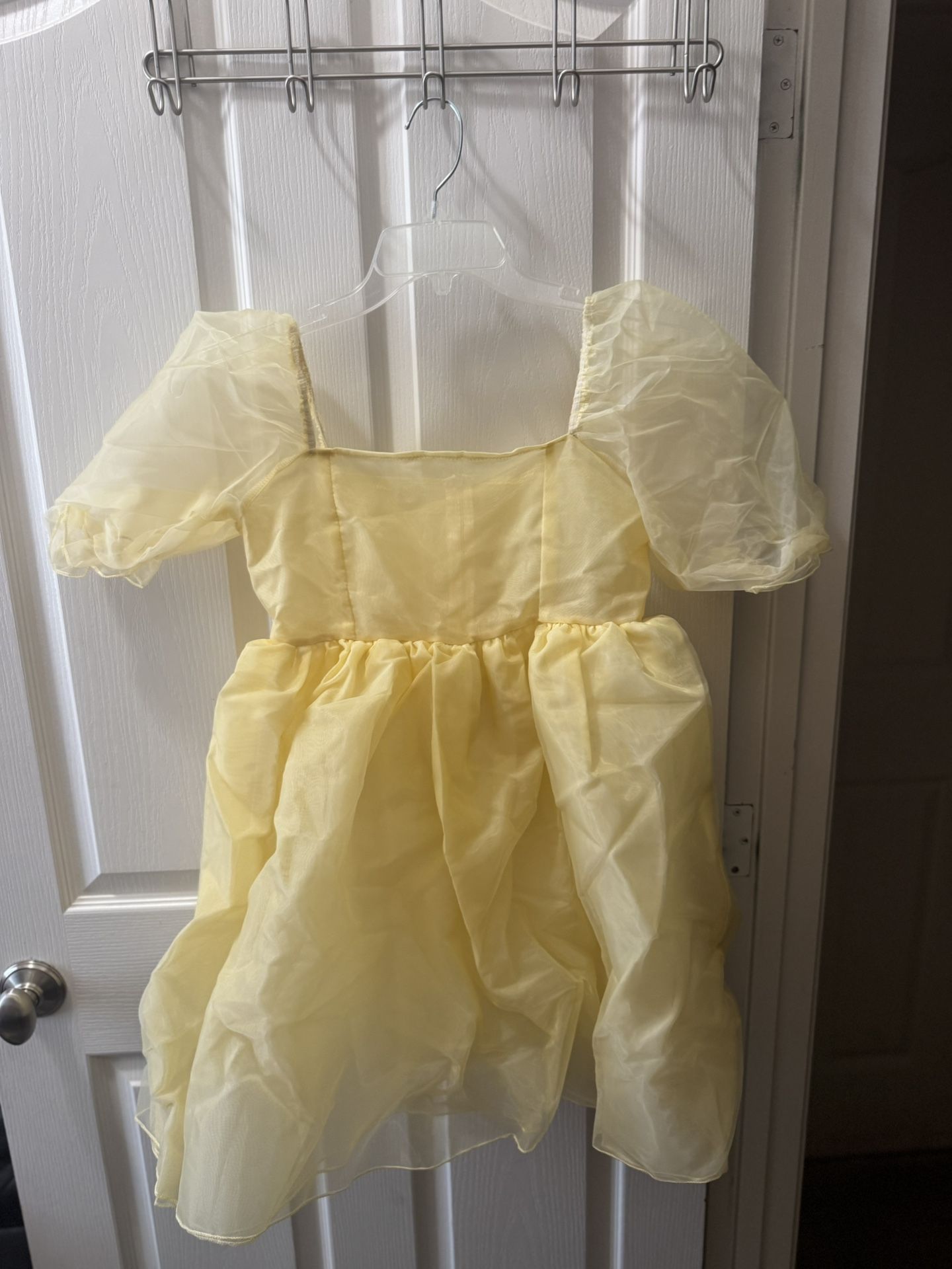 Teen Yellow Puffy Dress - Size Small