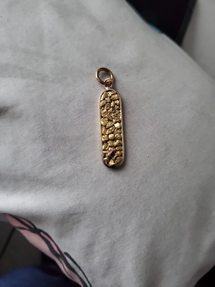 Pendent Nugget Gold 14 K