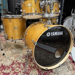 Yamaha Stage Custom Birch 5pc Natural Finish Drum Set