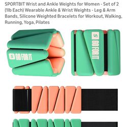 Wrist And Ankle Weights (1 Lb. Each)