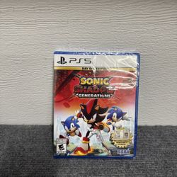 Sonic X Shadow Generation PlayStation 5 PS5 Video Game Brand New & Factory Sealed