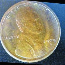 1909 S vdb Wheat Penny