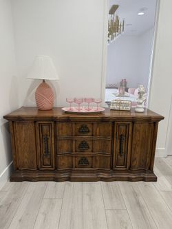 Vintage Solid Wood Credenza/Buffet