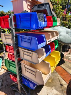 Standard Mobile Stackable Bin Organizer - 36 x 58"