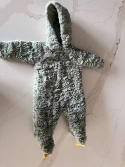 Baby Sherpa Snowsuit with Duck Feet