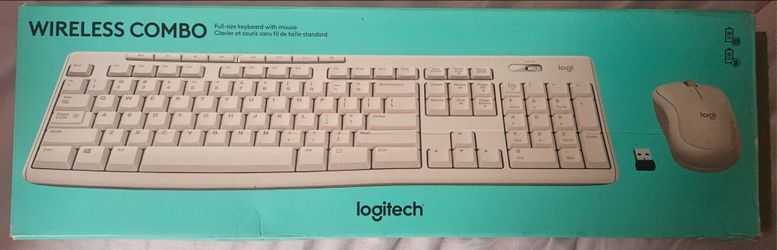 Wireless Logitech Pink Keyboard & Mouse