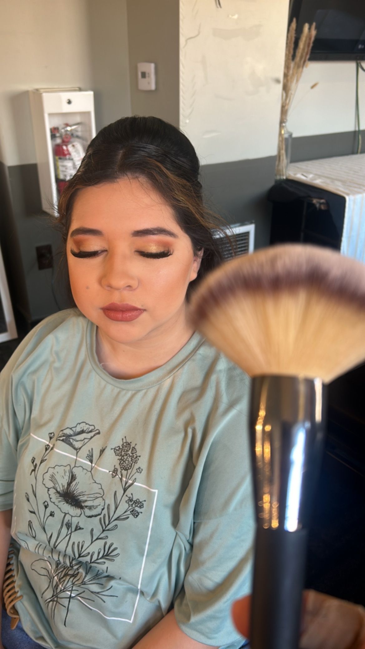 Makeup Brushes And Hair