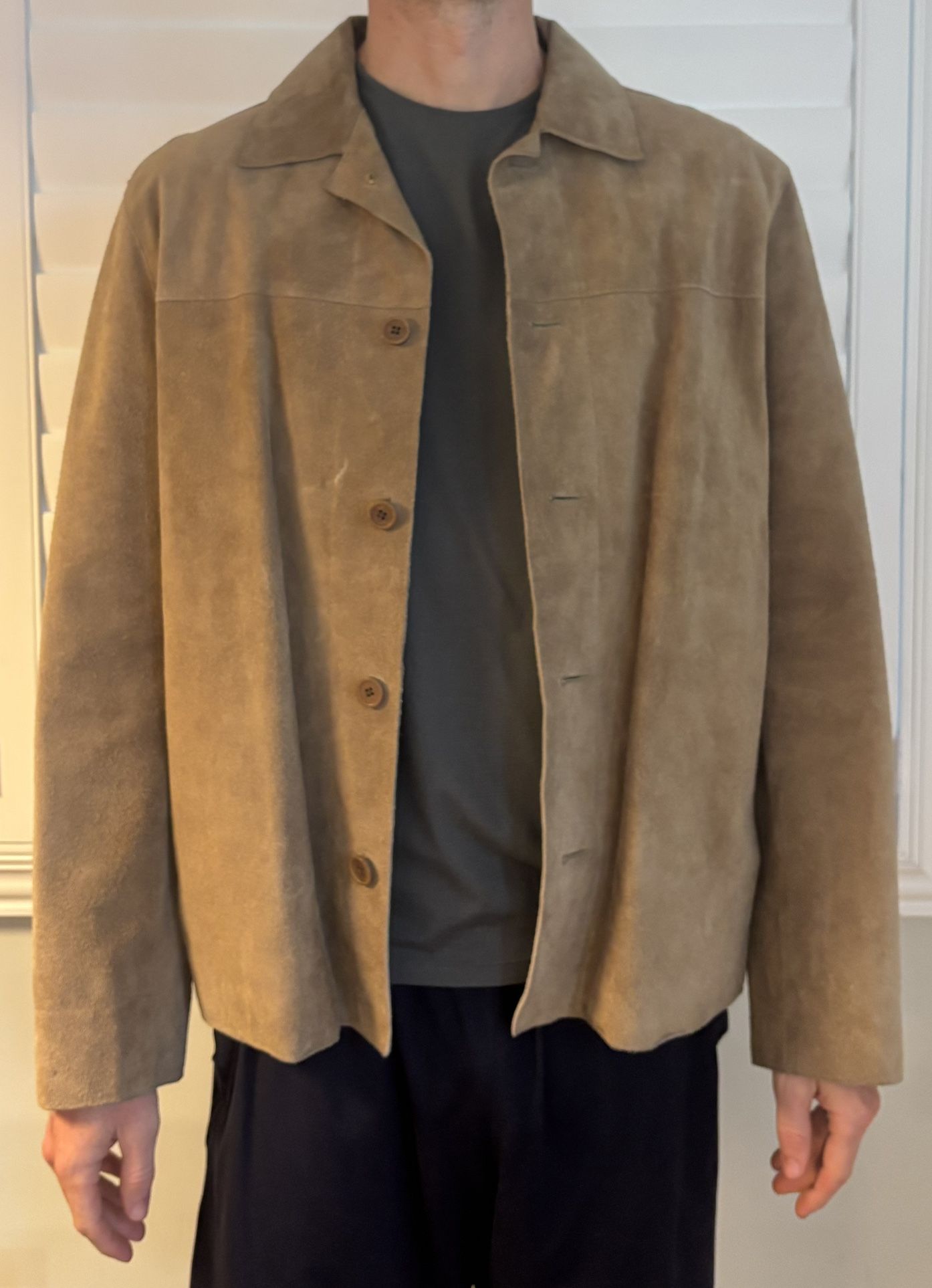 Banana Republic Men’s GENUINE Leather Jacket - Large