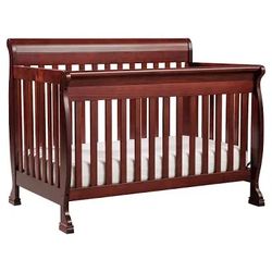 Davinci Kalani 4-In-1 convertible Crib Rich cherry finish Red