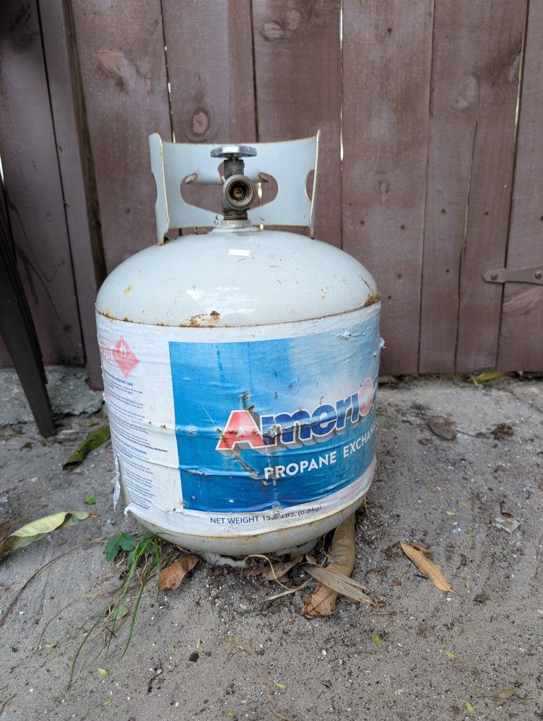 Used Propane Tank With Gas