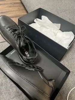 Coach men shoes, black size 8.5