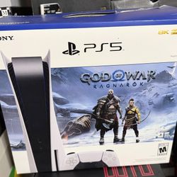 PlayStation 5 Disc With Box Cords Controller USED But Works Perfectly 