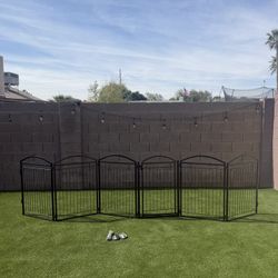 Paulmele 6 Panel Extra Tall & Extra Wide Freestanding Pet Gate (35th Ave & Bell Rd)