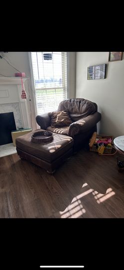 Couch & Chair With Ottoman