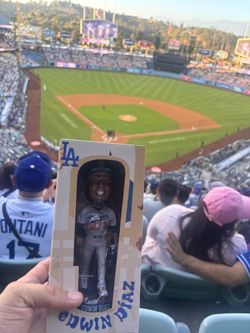 Edwin Diaz dodgers bobblehead sga