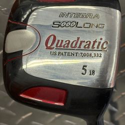 Integra Sooo Long Quadratic 18° 5 iDrive Tour 3.5 Custom Performance Golf Club
