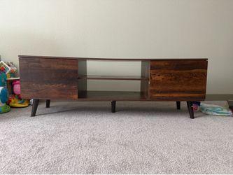 Tv stand with door