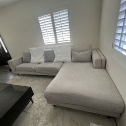 Grey Sectional Couch For Sale 