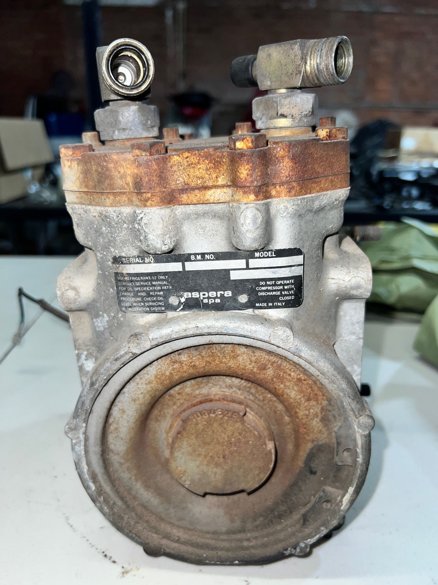 Ferrari 400i Air Conditioning Compressor OEM Italian Part