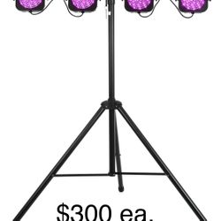2 Chauvet Dj 4bars  $300 Each. 