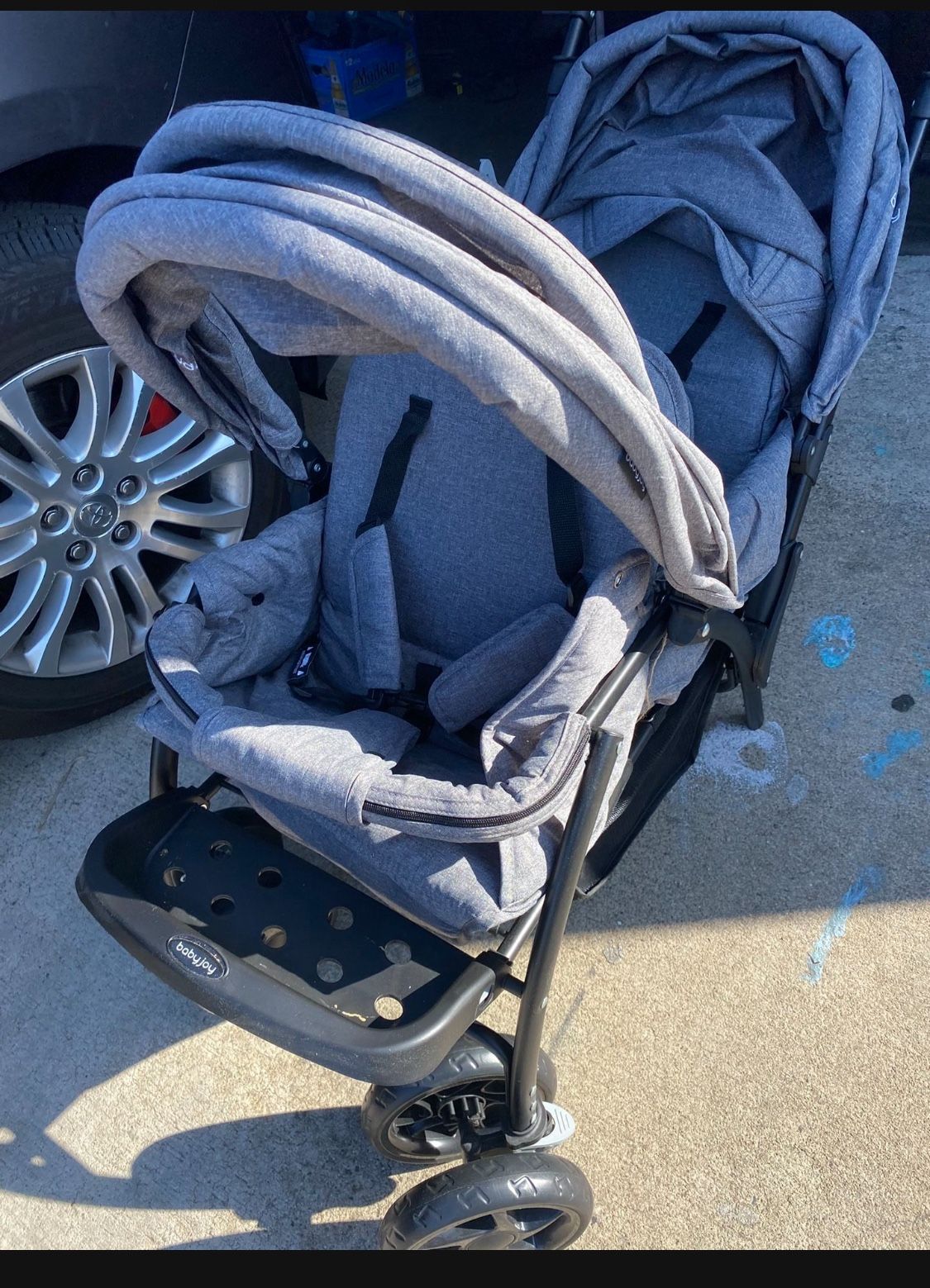 Free “read Description” Double Stroller