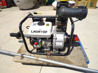 LAUNTOP Gasoline Water pump and hoses