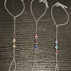 Jewlery Hand To Wrist Bracelets $20ea