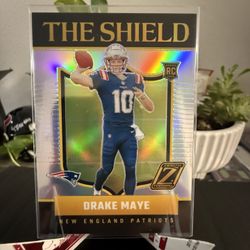 Drake Maye the shield rookie card
