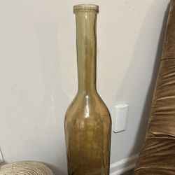 Large Brown Glass Vase