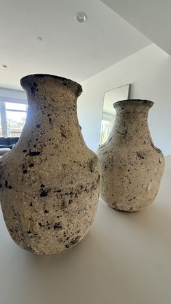Rustic Oxidized Outdoor/Indoor Vases