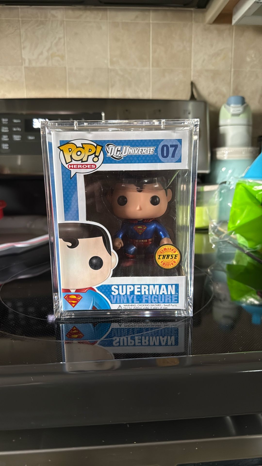 Metallic Chase Superman Funko Pop