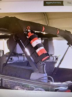 Adjustable Roll Bar Fire Extinguisher Mount Holder For Off Road Jeep 