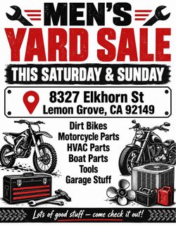 Yard sale tools bike hvac Equipment video games
