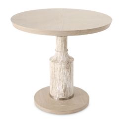 Lotus Bay Sand 40" Round Gathering Table