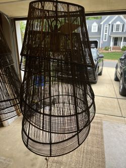 Chandeliers - modern tier wire design