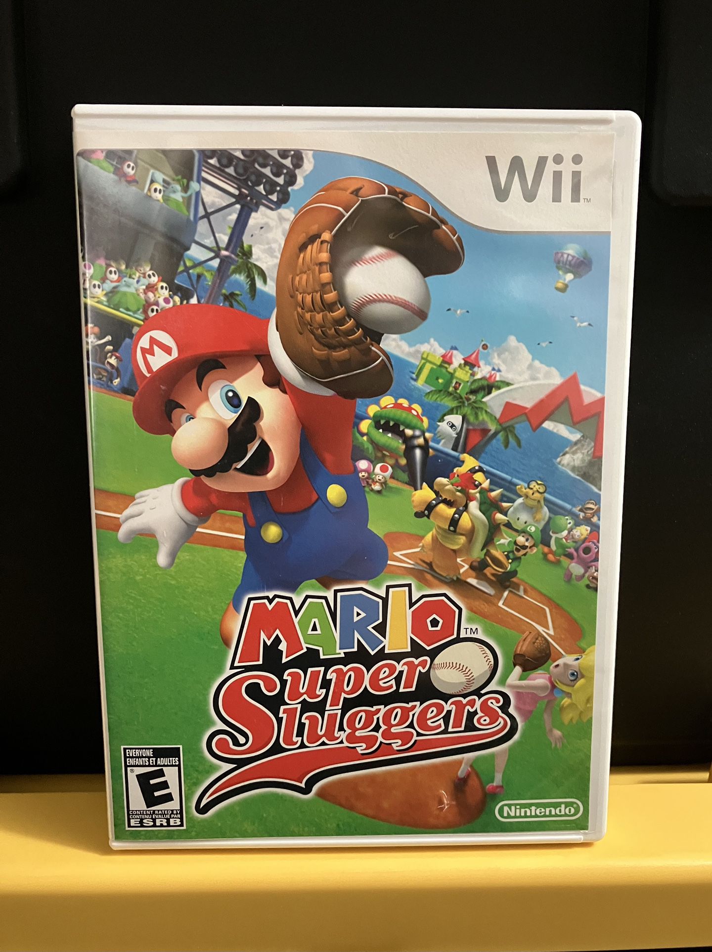 Mario Super Sluggers Baseball for Nintendo Wii video game console system bros brothers