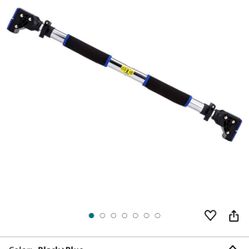 Horizontal Bar, 75-150cm Corridor Chin Up Bar, Home Gymnastic Rings Power Training Equipment, Load 200kg