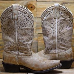 LAREDO WOMEN'S FADE TO CAT WESTERN BOOTS Size  8